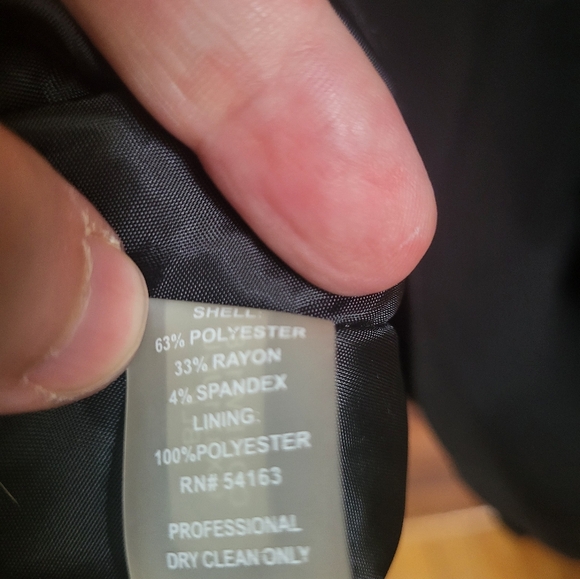 Calvin Klein Black Midi Dress 18 W Golden clasp lining XXL Women's - Picture 6 of 6